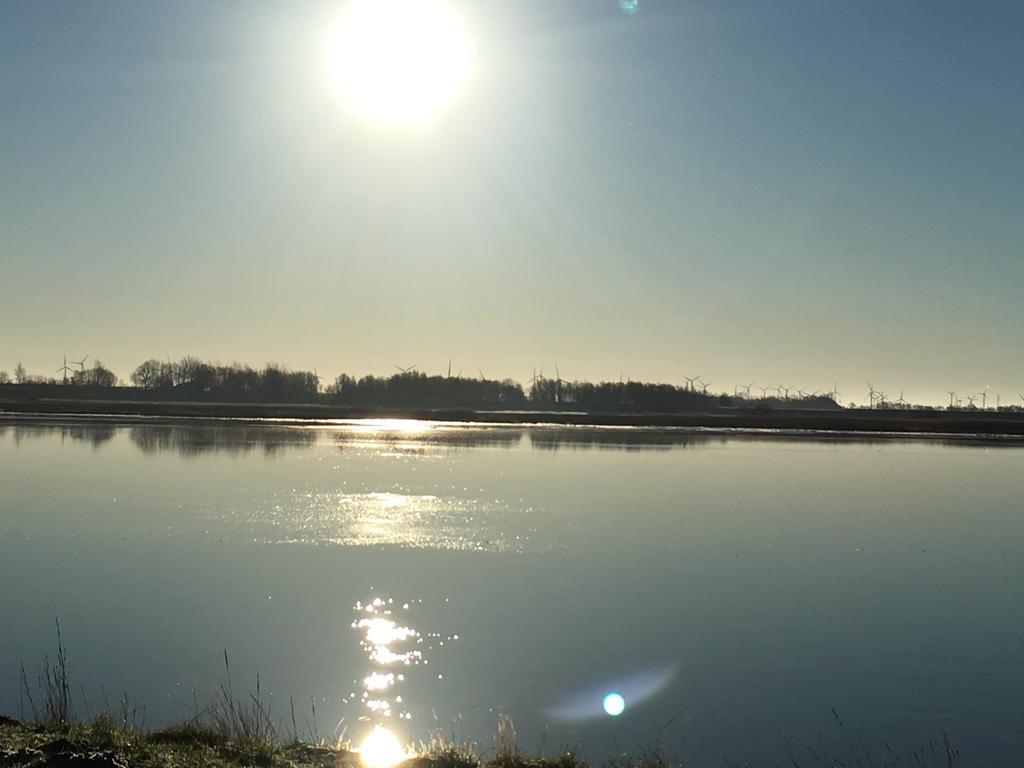 Gasthaus Hafenblick Tonning Bagian luar foto